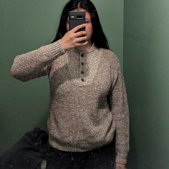 knit fisherman sweater - Picture 5 of 5